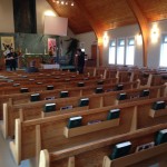 Getting ready for June's memorial service in Pincher Creek, AB.